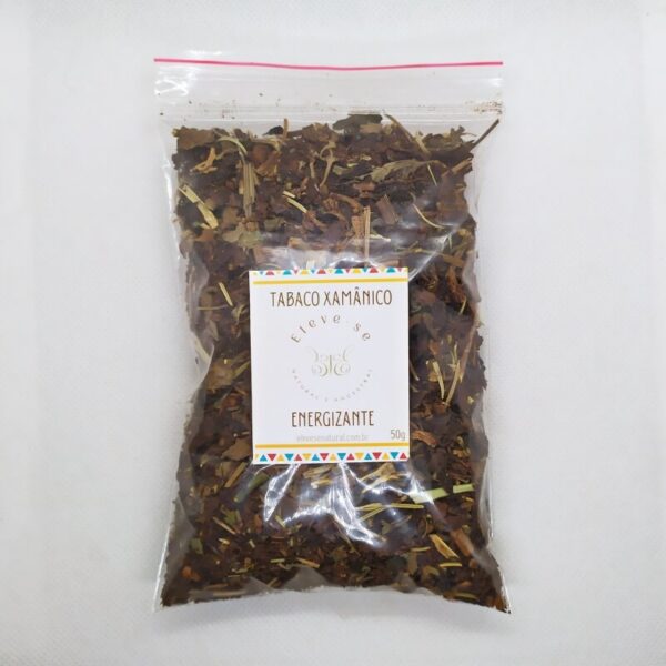 Foto do pacote de tabaco xamânico energizante